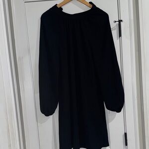 Halogen Elegant Black Long Sleeve Dress